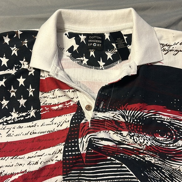 America themed Cotton Traders Sport XLG Shirt - Picture 4 of 4